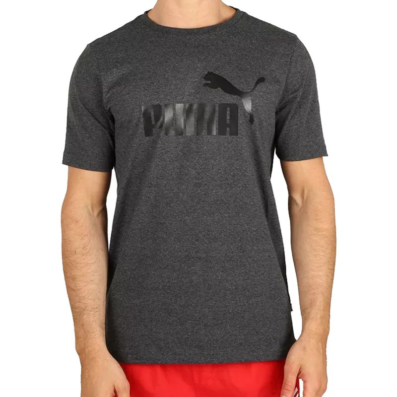 Remera-Puma-Essencial-Heather-Frente