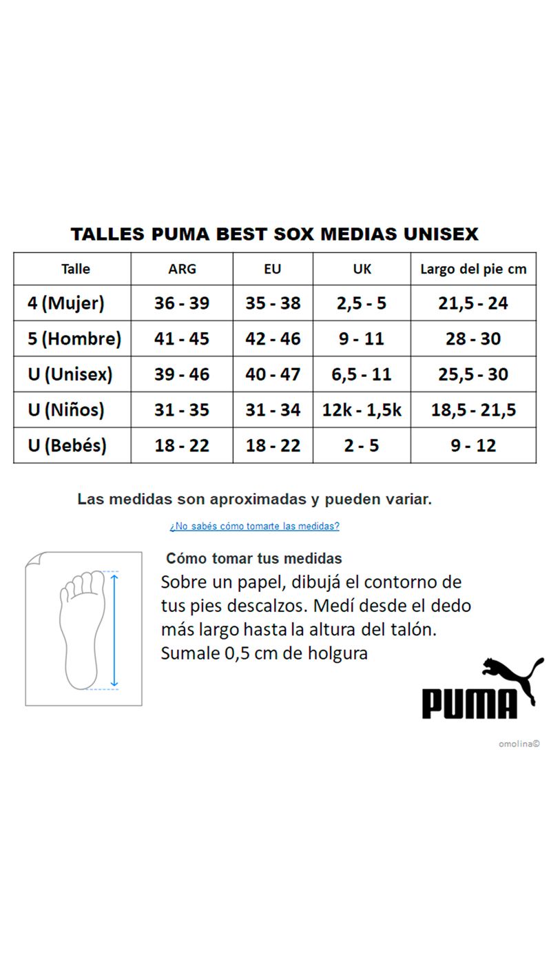 Medias-Puma-Puma-Kids-Placed-Logo-Sneaker-2P-