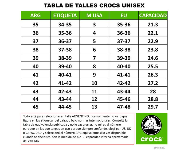 Sandalias-Crocs-Crocband-GUIA-DE-TALLES