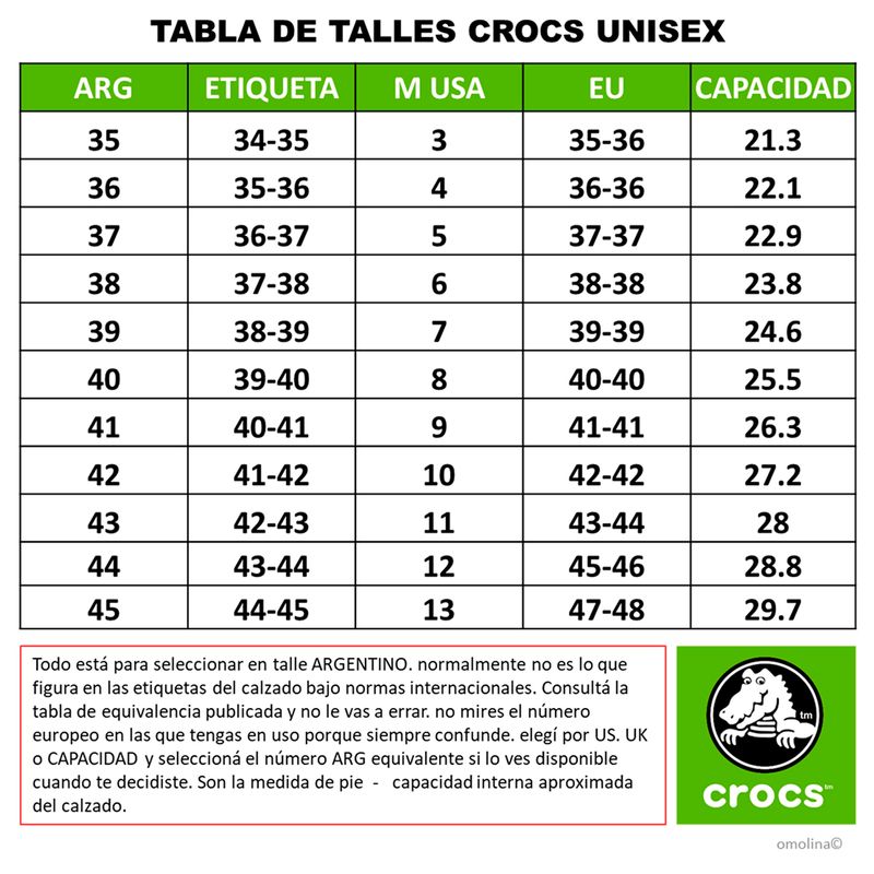 Sandalias-Crocs-Crocband-GUIA-DE-TALLES