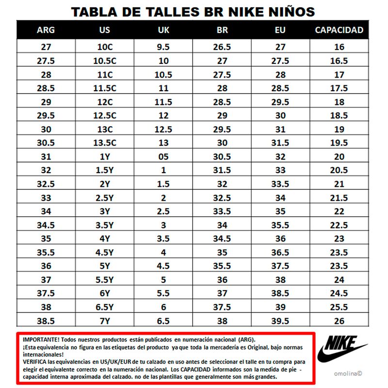 Botines-Con-Tapones-Nike-Jr-Zoom-Vapor-15-Academy-Fg-Mg-GUIA-DE-TALLES