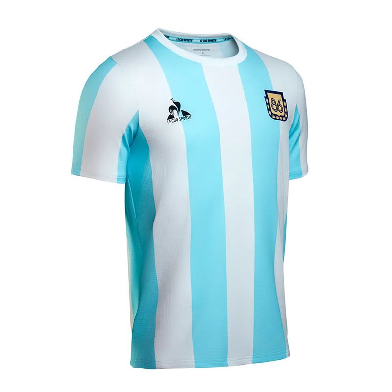 Camiseta-De-Futbol-Le-Coq-Sportif-Titular-Argentina-Homenaje-86-Lateral