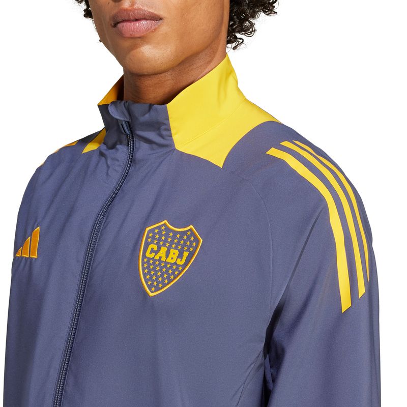 Campera-Rompeviento-adidas-Boca-Juniors-Presentacion-24-25-Detalles-2