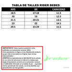 Ojotas-Rider-Drip-Slide-Baby-GUIA-DE-TALLES