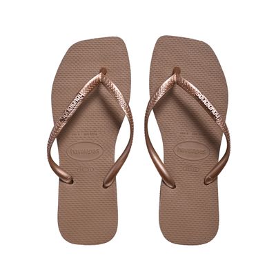 Ojotas Havaianas Slim Square Logo Metallic