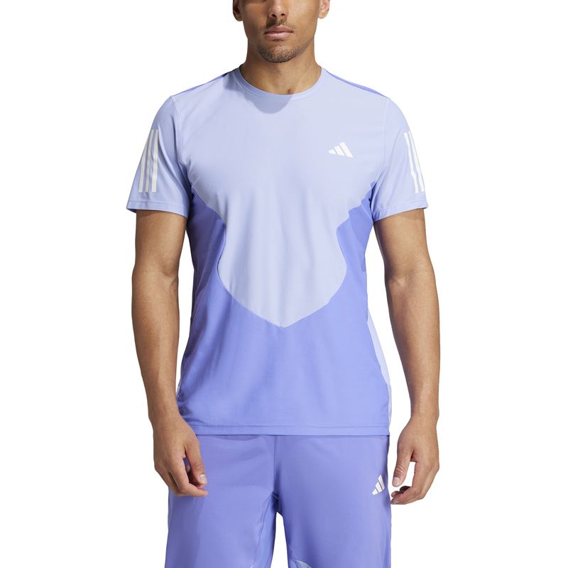 Remera-adidas-Own-The-Run-Colorblock-Aeroready-Frente
