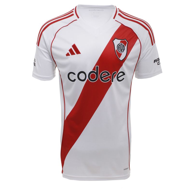 Camiseta De Fútbol adidas Titular River Plate Niños 24/25 Frente