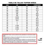 Zapatillas-Topper-Chalpa-Ii-Kids-GUIA-DE-TALLES