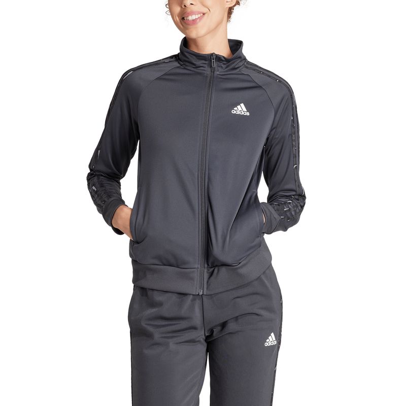 Campera-adidas-Essentials-Animal-Print-Frente