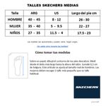 Medias-Skechers-Qtr-Crew-Guia-de-Talles