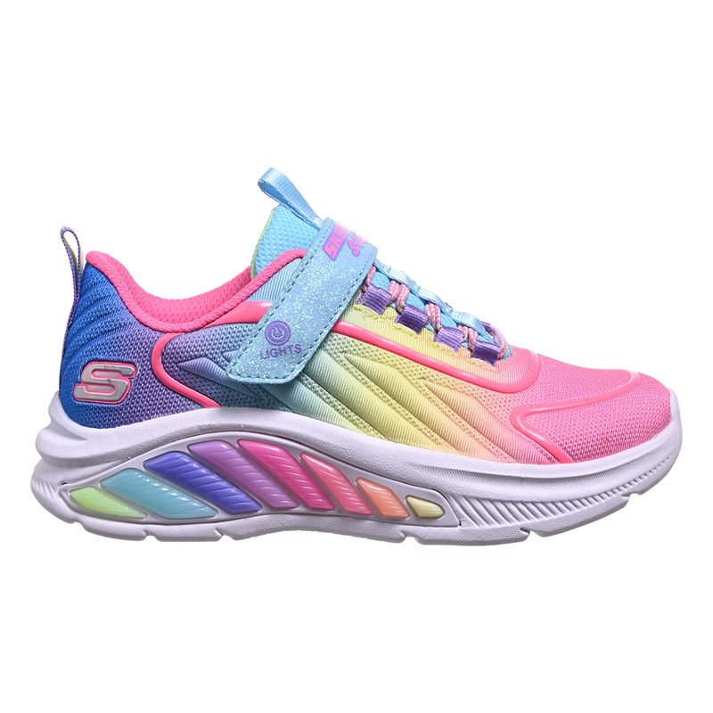 Zapatillas-Skechers-Rainbow-Cruisers-Con-Luz-K-LATERAL-DERECHO
