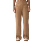 Pantalon-Fila-Wide-Essentials-Canelada-Frente