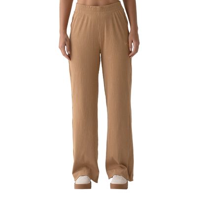 Pantalón Fila Wide Essentials Canelada