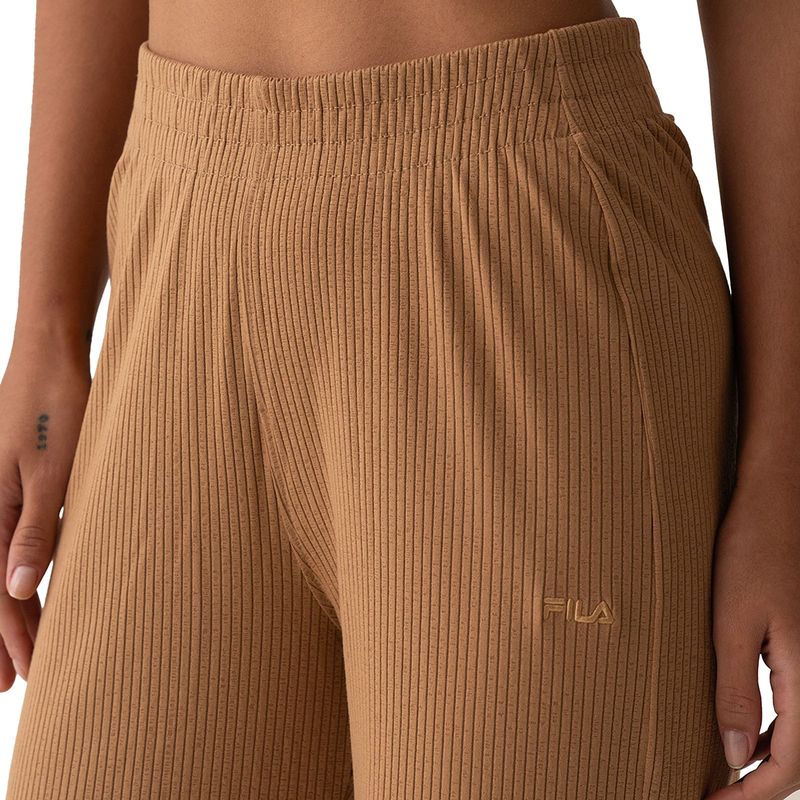 Pantalon-Fila-Wide-Essentials-Canelada-Lateral