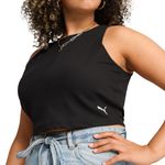 Musculosa Puma Wardrobe Ess Ribbed Frente