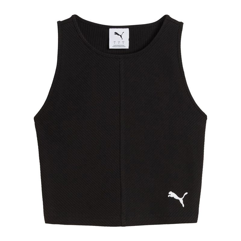 Musculosa Puma Wardrobe Ess Ribbed Lateral