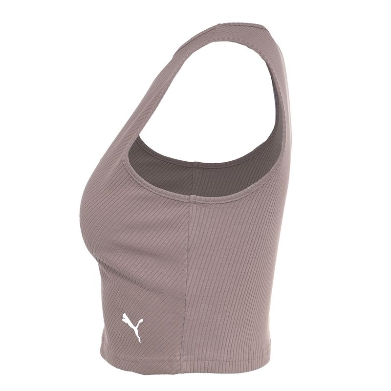 Musculosa Puma Wardrobe Ess Ribbed Lateral