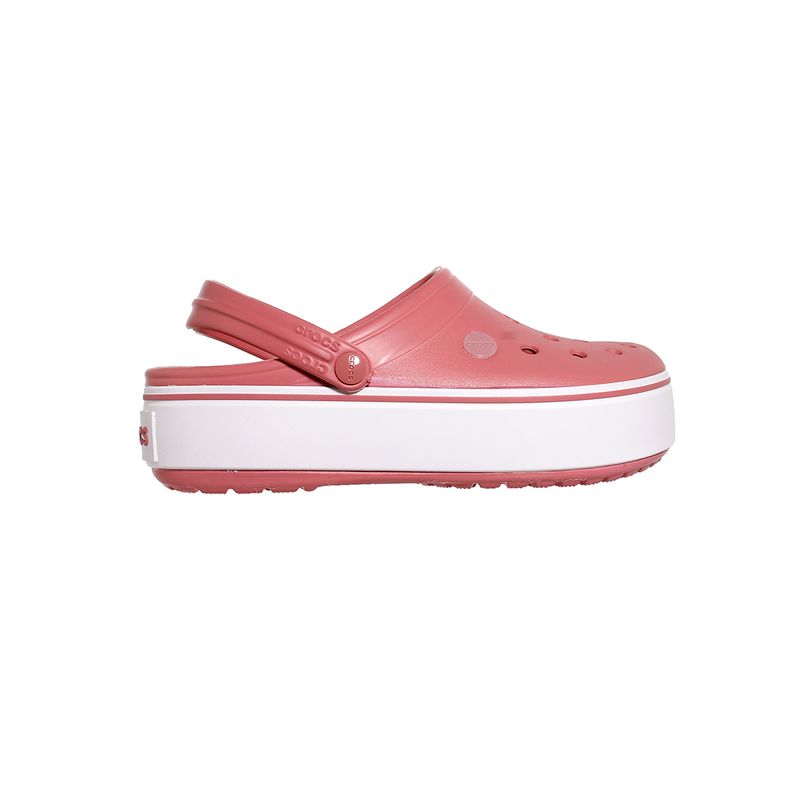 Sandalias Crocs Crocband Platform LATERAL DERECHO