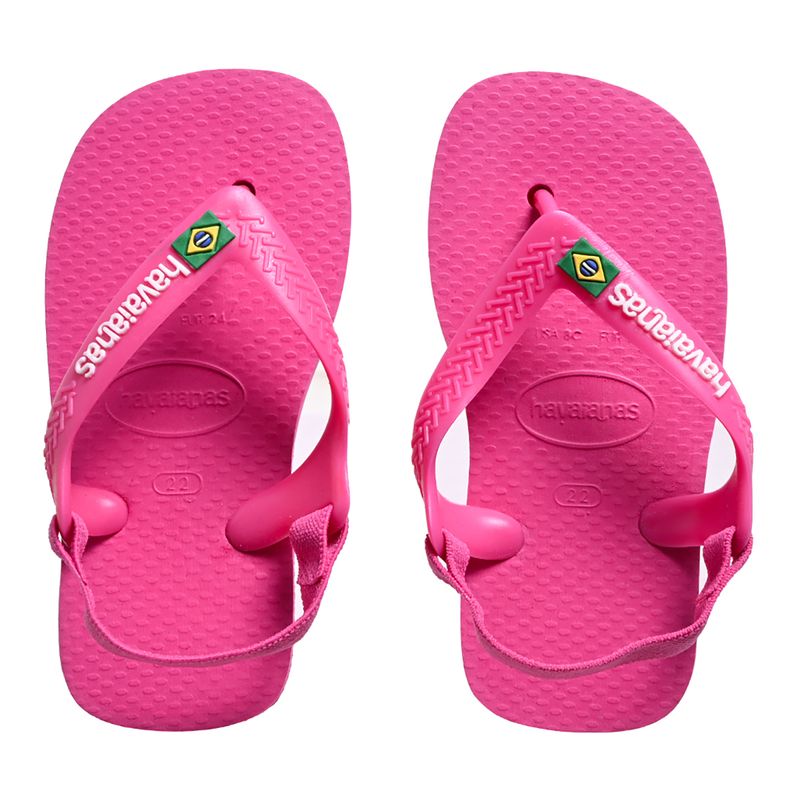 Ojotas Havaianas Baby Brasil Logo SUPERIOR CAPELLADA