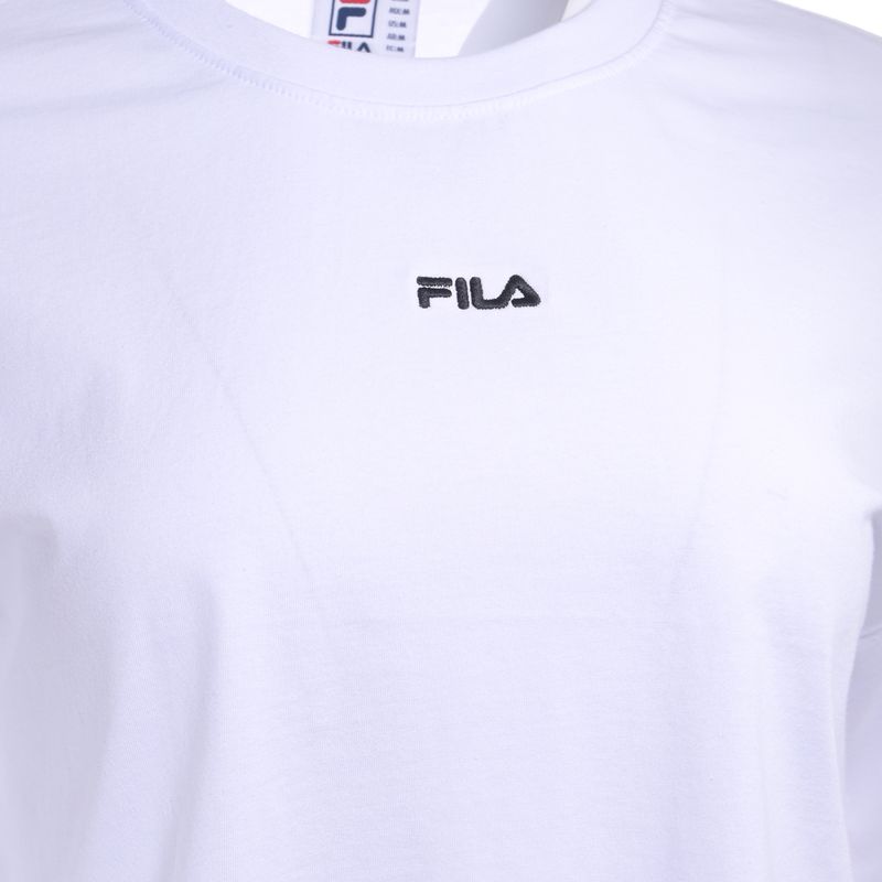 Remera Fila Cropped Comfort Classic Mujer Lateral