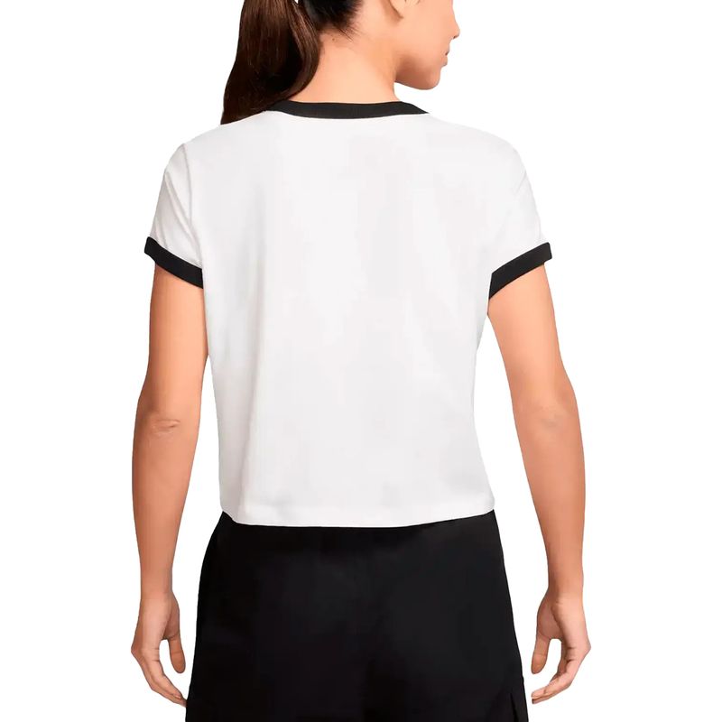 Remera Nike W Nsw Ringer Vintage Run Mujer Espalda