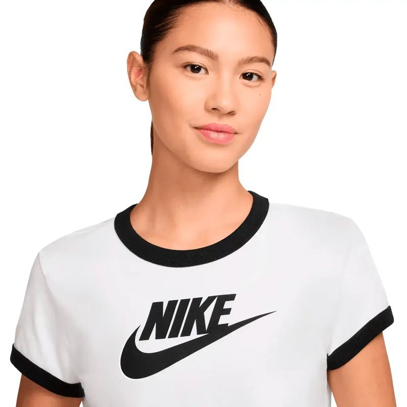 Remera Nike W Nsw Ringer Vintage Run Mujer Lateral
