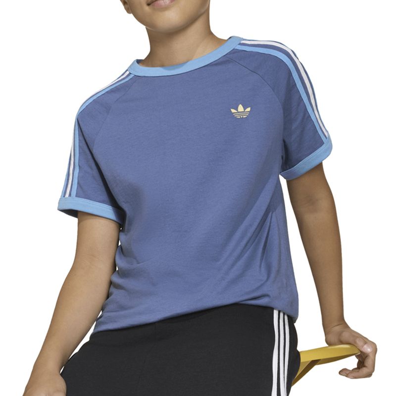 Remera adidas Originals Firebird 3 Stripe Niño Detalles 1