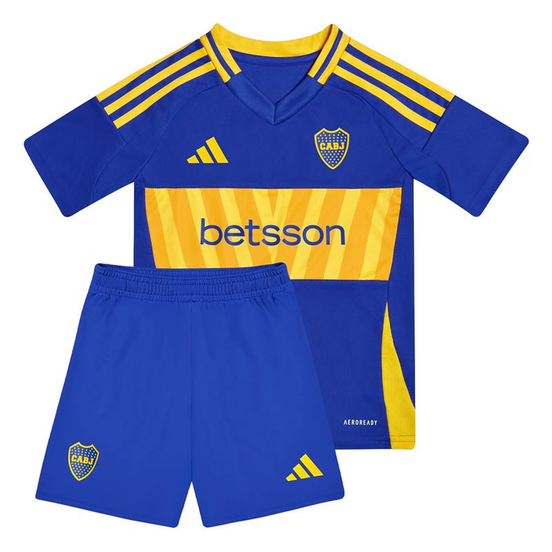 Camiseta De Fútbol adidas Titular Boca Juniors 24 Bebe Frente