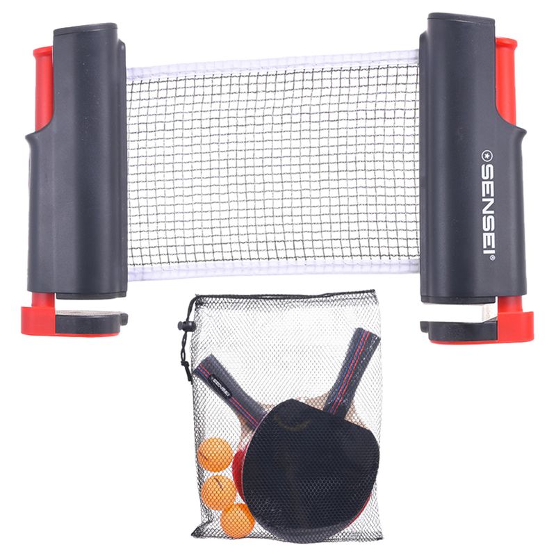 Set De Ping Pong Sensei  2 Paletas 3 Pelotas Red Instant Unisex Frente Full