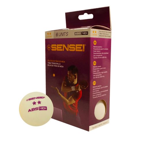 Pelota Sensei Ping Pong  2 Star X 6 Unisex