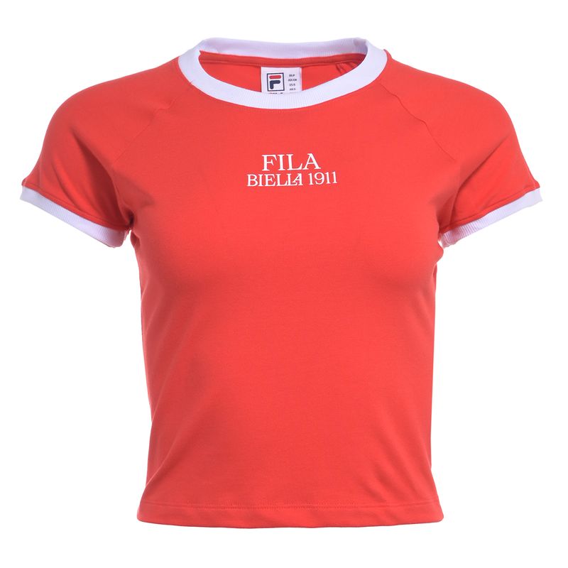 Remera Fila Slim Letter Mujer Frente