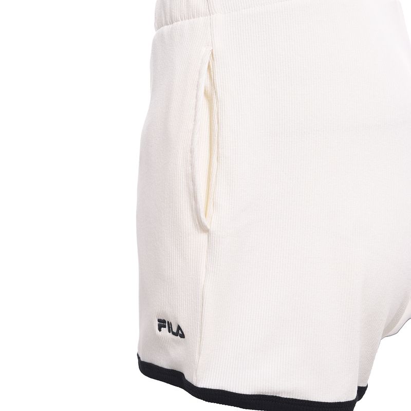 Short Fila Rib Mujer Lateral