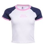 Remera Fila Slim Letter Mujer Frente