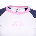 Remera Fila Slim Letter Mujer Lateral