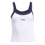 Musculosa Fila Ribbed Letter Mujer Frente