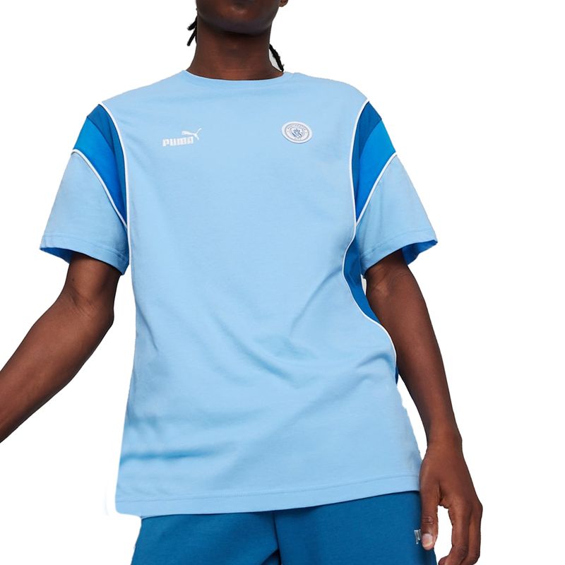 Remera Puma Manchester City Archive  Hombre Frente