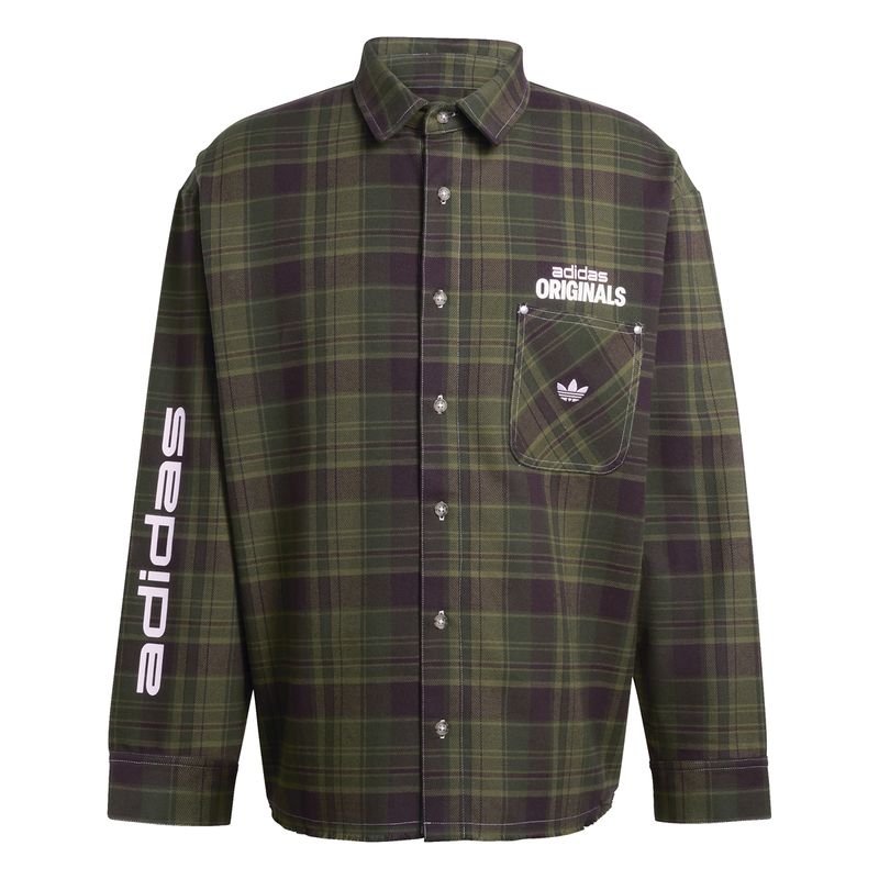 Camisa adidas Originals Flannel Work  Hombre Lateral