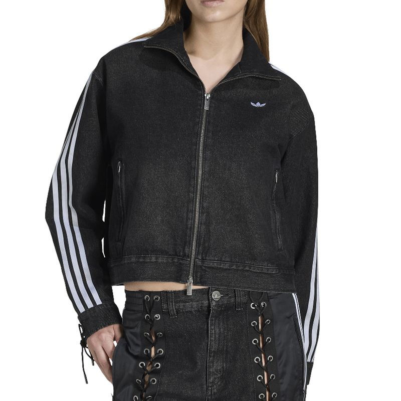 Campera adidas Originals Fb Lacing Denim Mujer Frente