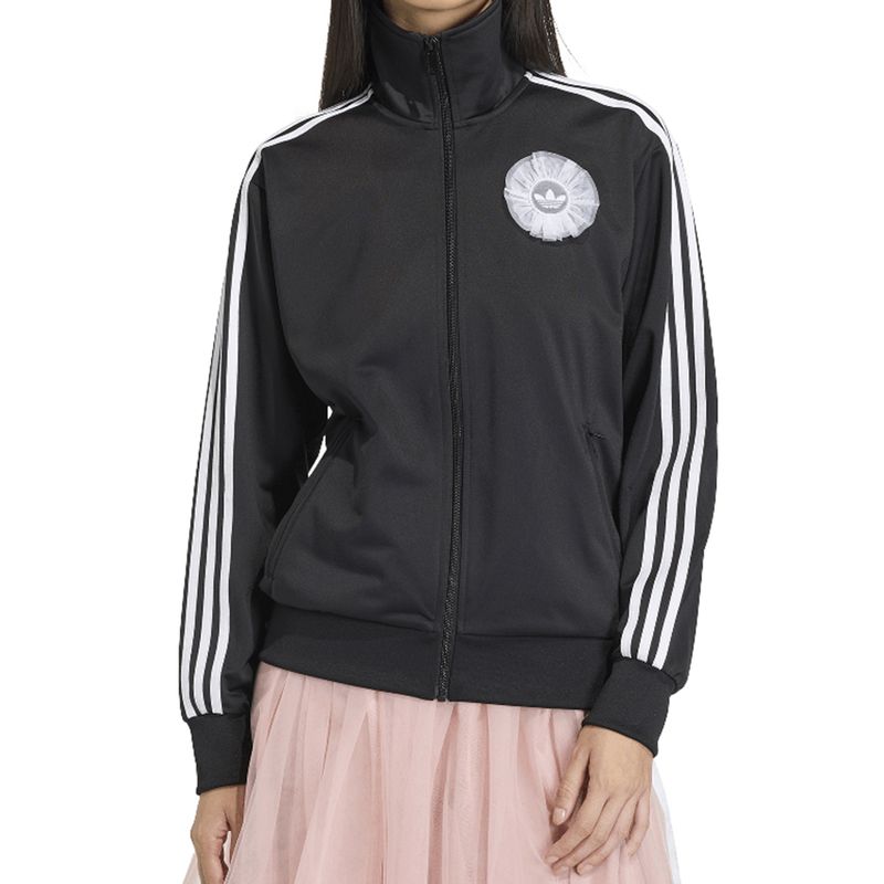 Campera adidas Originals Firebird Lace Branding Mujer Frente