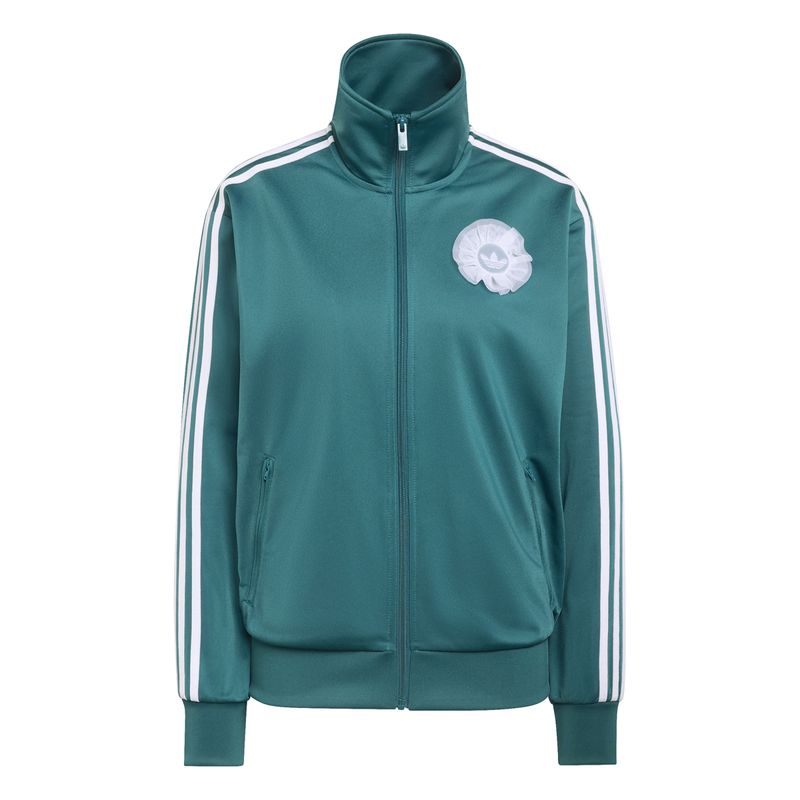 Campera adidas Originals Firebird Lace Branding Mujer Lateral