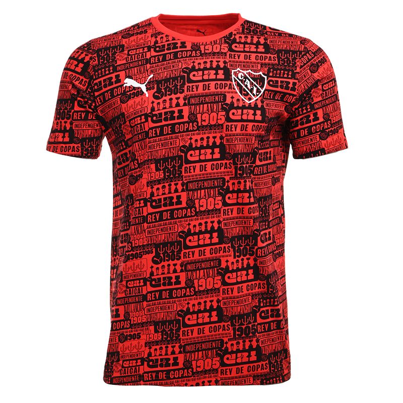 Remera Puma Independiente Culture Aop Adp 26 Hombre Frente