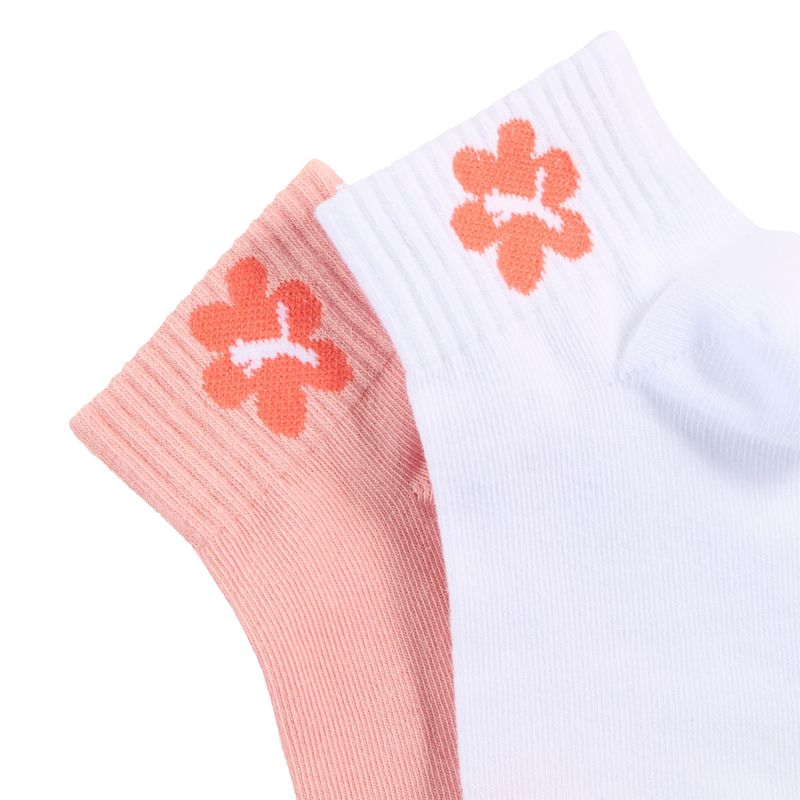 Medias Puma Kids Flower Quarter  Niño Detalles 1