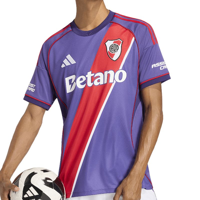 Camiseta De Fútbol adidas Tercera River Plate 26 Hombre Frente