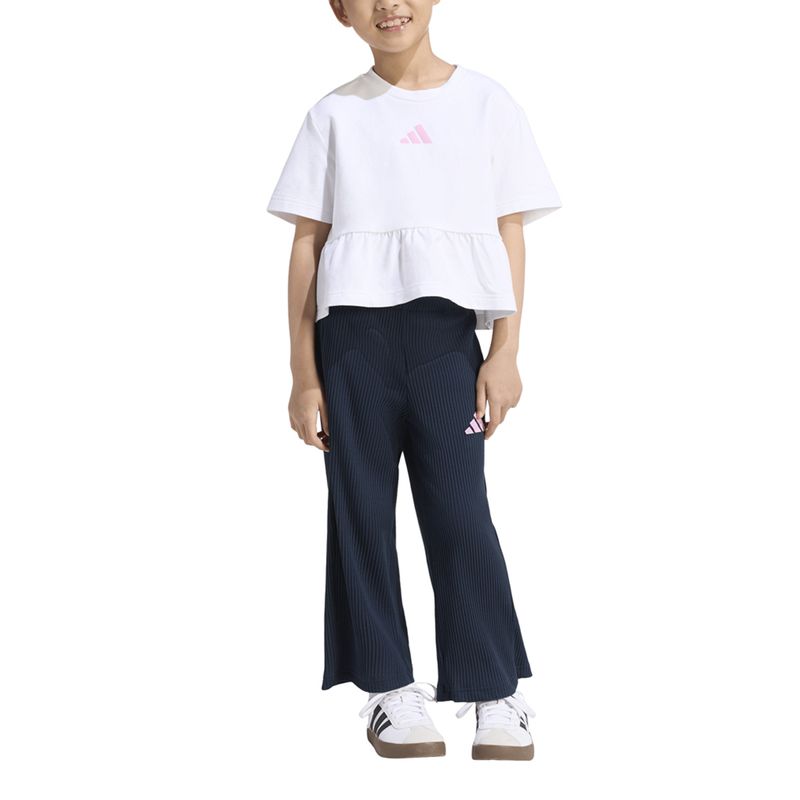 Conjunto adidas Seasonals Ruffles  Niño Frente