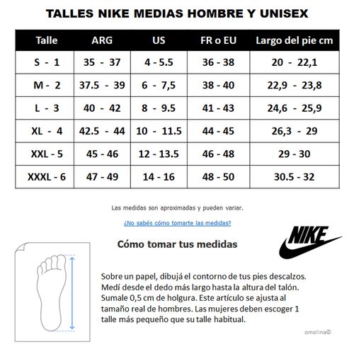 Medias Nike  Everyday Lightweight. Hombre