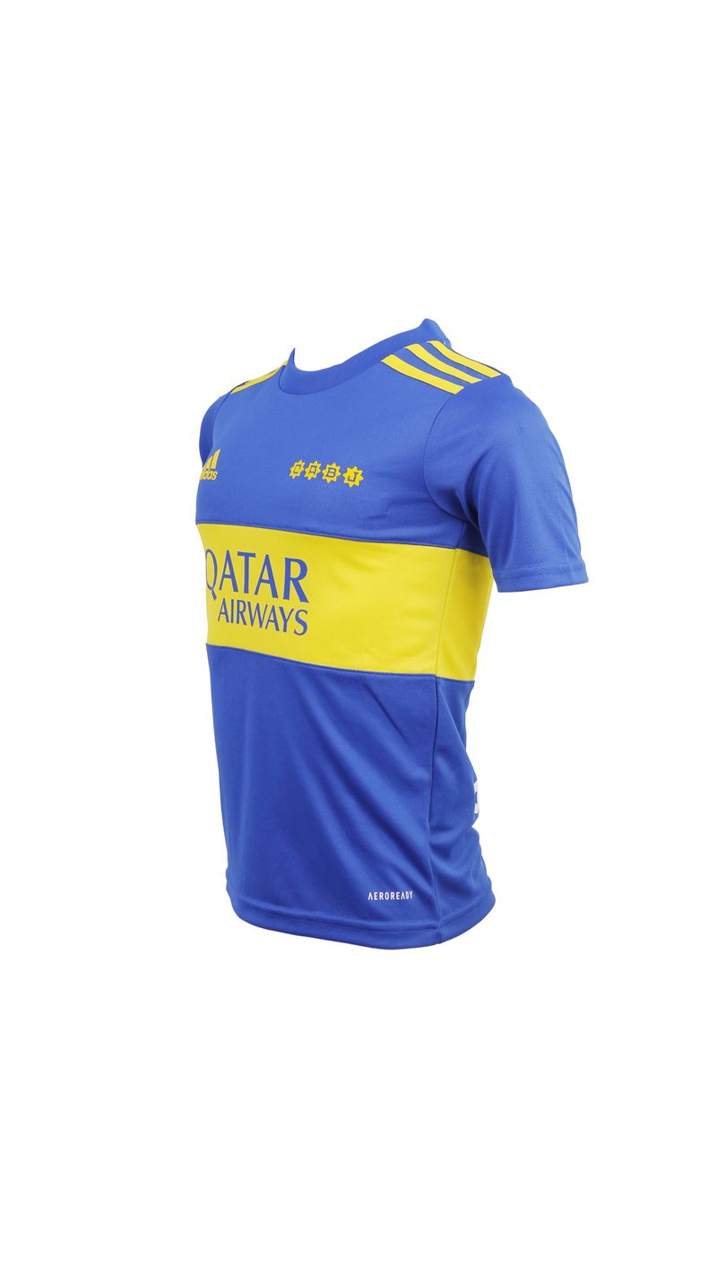 Camiseta-De-Futbol-adidas-Titular-Boca-Kids-21-Espalda
