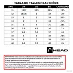 Zapatillas-Head-Ray-Classic-Ii-K-GUIA-DE-TALLES