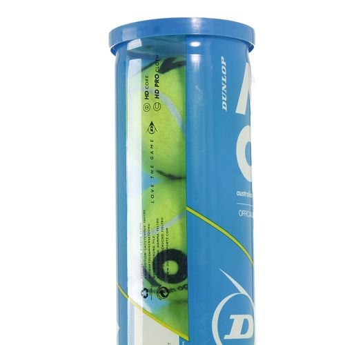 Tubo Dunlop Tennis Australian Open X3 Unisex