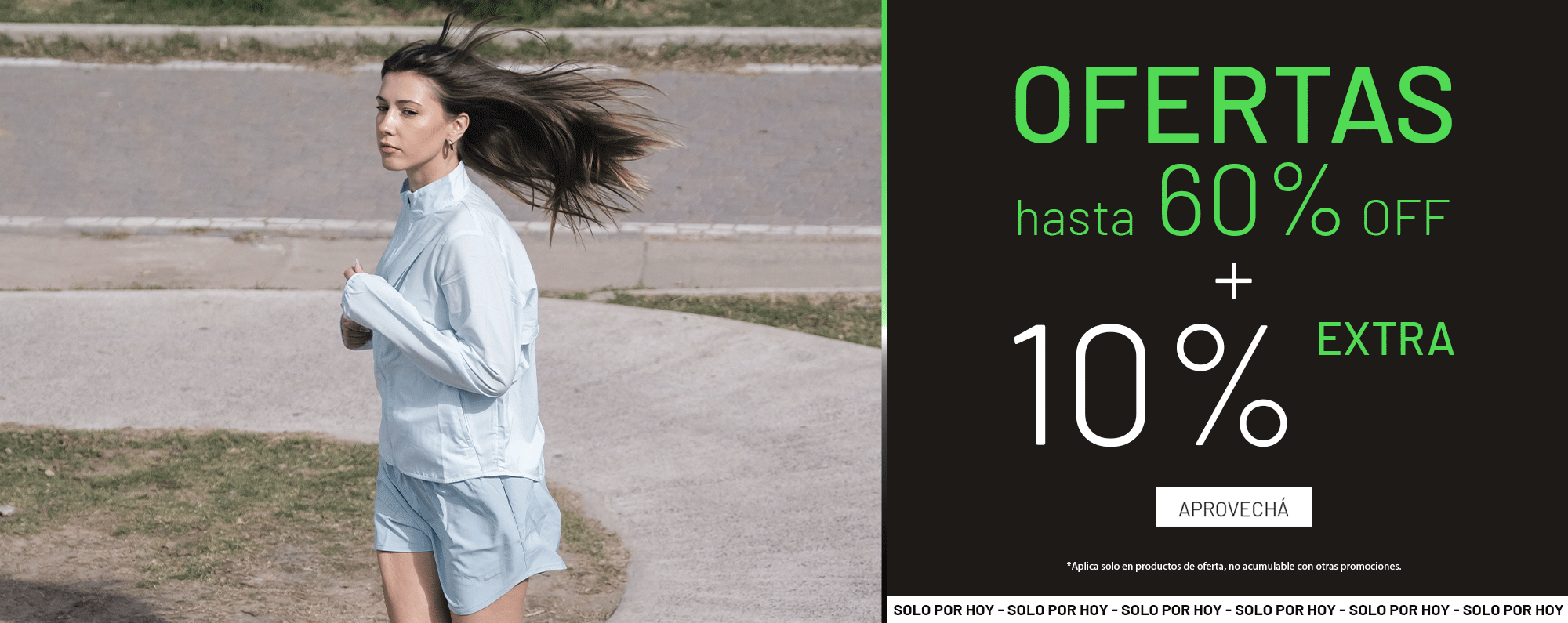 Ofertas hasta 60% off + 10% extra