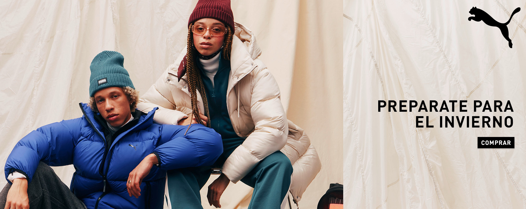 Nuevos abrigos Puma para hombre y mujer